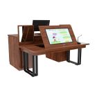 Сенсорный логопедический стол Logo Pro (Орех тёмный)