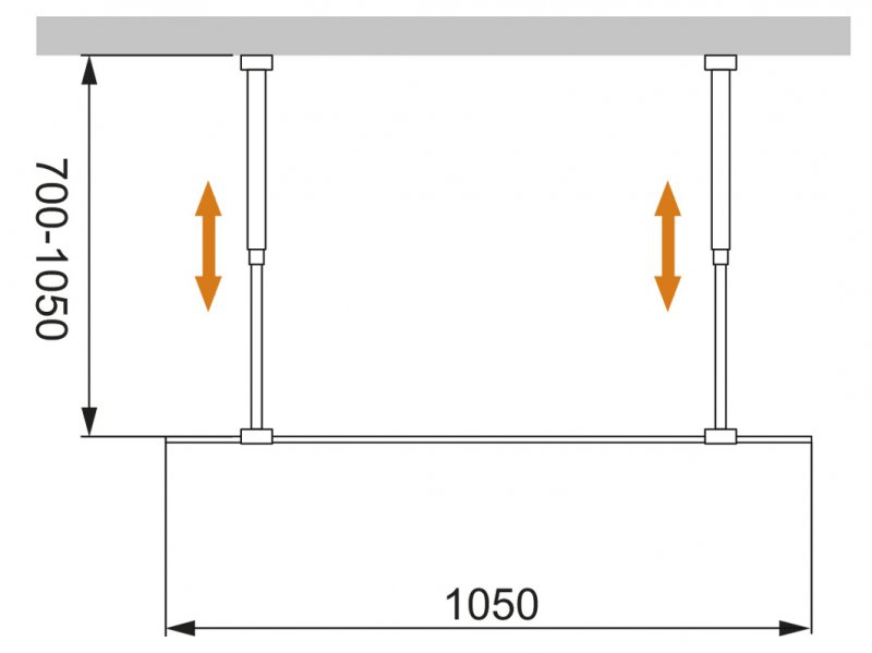 Душевая перегородка CEZARES LIBERTA-L-2-105-C схема 2