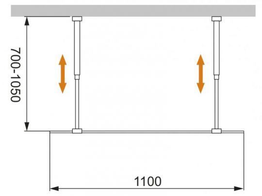 Душевая перегородка CEZARES LIBERTA-L-2-110-C схема 10