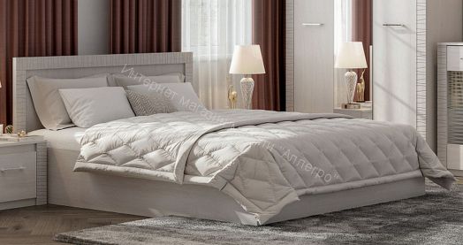 Кровать двойная универсальная 1,4х2,0 Гамма 20  без основания Ясень Анкор светлый/Сандал светлый