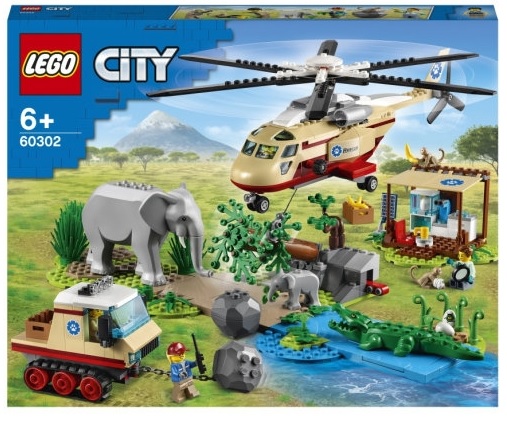 Конструктор LEGO City 60302 Операция по спасению зверей