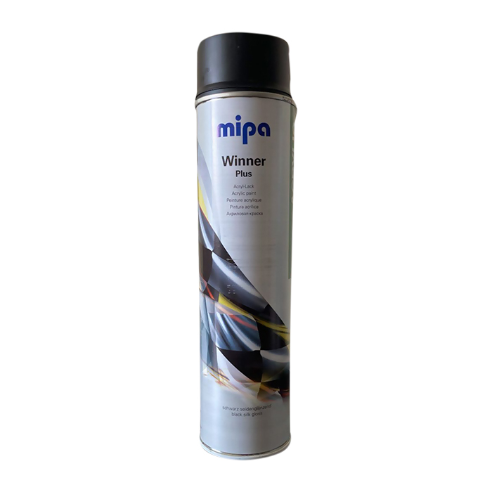 Mipa Winner Acryl-Lack Краска акриловая чёрная глянцевая аэрозоль, объем 600мл.
