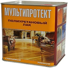 Лак Полиуретановый МультиПротект – ПУ 2.4л Универсальный, Износостойкий, Глянцевый.