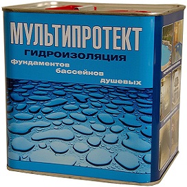 Гидроизоляционная Пропитка МультиПротект 5л Полиуретановая, Универсальная.