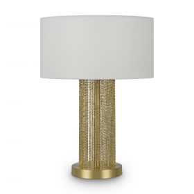 Лампа Настольная Maytoni Impressive MOD151TL-01G Золото, Белый.