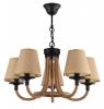 Люстра Подвесная Freya Corda FR4402-PL-05-GB Бежевый, Металл / Фрея.