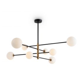 Люстра Freya Sphirity FR5376CL-08B Черный, Белый.