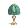 Настольная Лампа с Зелёным Абажуром Citilux Базель CL407802 Бронза / Ситилюкс.