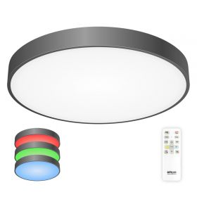 Светильник с Пультом Citilux Купер CL724105G1 LED RGB Чёрный / Ситилюкс.