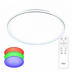 Светильник с Пультом Citilux Лаконика CL725680G LED RGB Белый / Ситилюкс.