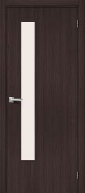 Межкомнатная Дверь с Экошпоном Bravo Браво-9 Wenge Melinga / Magic Fog 900x2000мм (Полотно+Коробка+5 Наличников) / Браво.