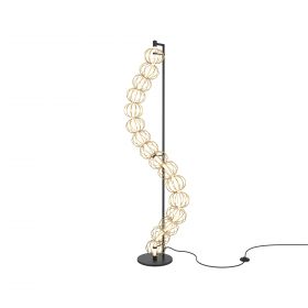 Торшер Светодиодный Maytoni Golden Cage MOD216FL-L38G3K Золото.