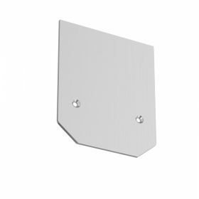 Заглушка Maytoni Technical TRA004MPEC-21S Серебряная, Алюминий.