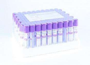 Пробирки с ЭДТА К2, объём 4 мл, для гематологических исследований