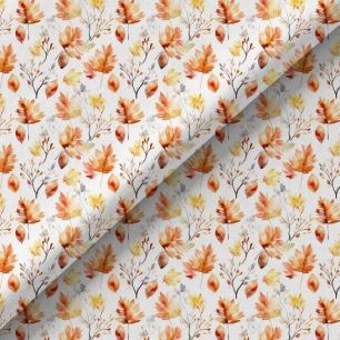 Хлопок Перкаль Листики рисунок №1 25х75 limit