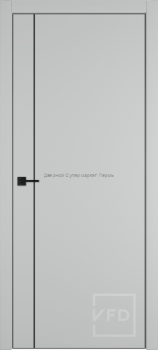 Дверь Urban 1V Antic Loft кромка алюминиевая с 4х сторон и молдинг