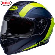 Шлем Bell Race Star Flex DLX Tantrum 2, сине-жёлтый