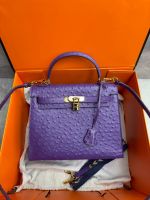 Сумка HERMES KELLY Ostrich страус 28 см золото