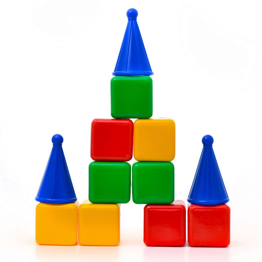 Набор кубиков "Башня" средний (кубик 10х10 см)