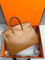 Сумка HERMES Birkin страус 35 см золото