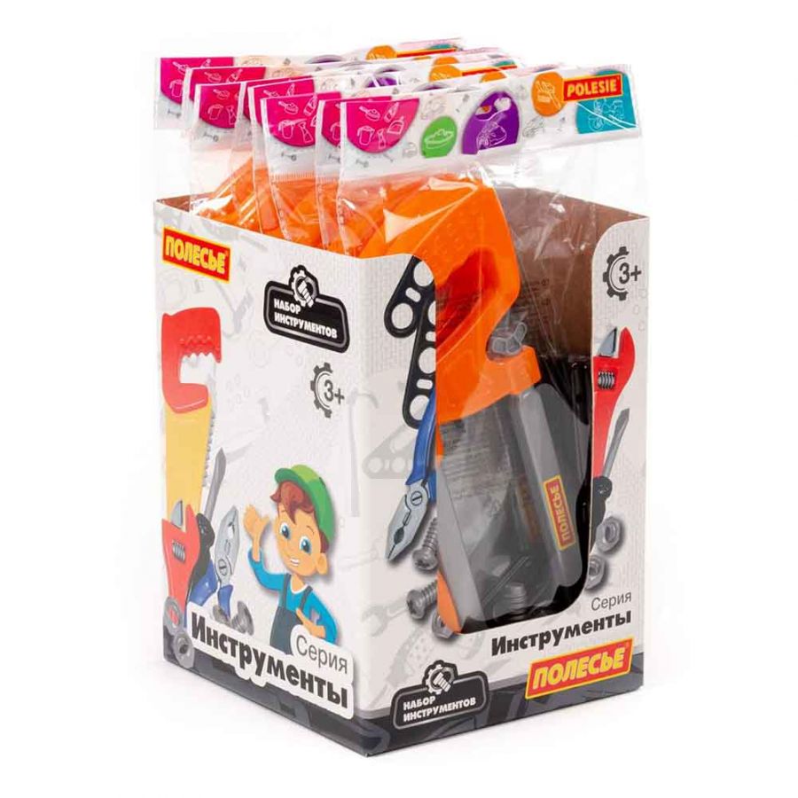 Набор инструментов №39 (7 элементов в пакете) (дисплей) (в дисплее 8 шт)