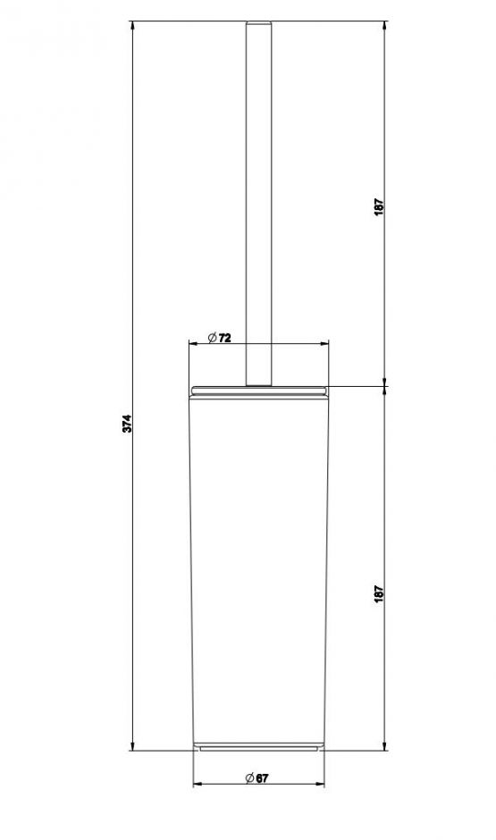 Щётка для унитаза Gessi Riflessi 37343 ФОТО