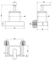 Gessi iSpa Диспенсер для жидкого мыла 41613 схема 2