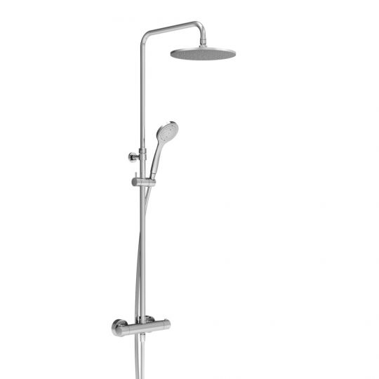 Душевая колонна с круглым тропическим душем Gessi Minimalistic Shower 3517 схема 9