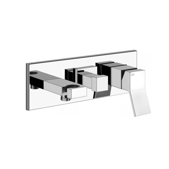 Смеситель Gessi Rettangolo K для ванны/душа 53141 схема 1