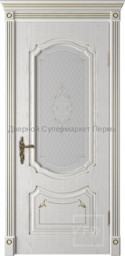 Rokka Экошпон со стеклом , дверь с патиной