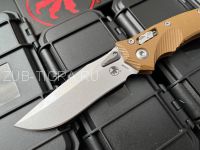 Нож Microtech Amphibian Ram-Lok S/E Fluted Tan