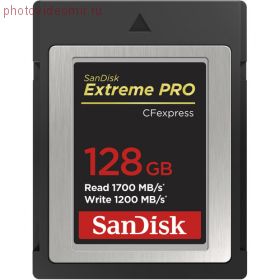 Карта памяти Sandisk Extreme Pro CFExpress Type B 128Gb 1700/1200 Mb/s (SDCFE-128G-GN4NN)