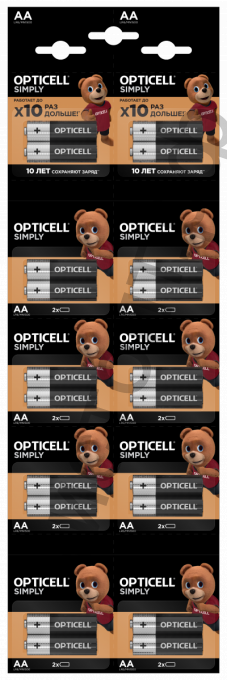 OPTICELL SIMPLY LR6 отрывной BL20  2*10 (20)