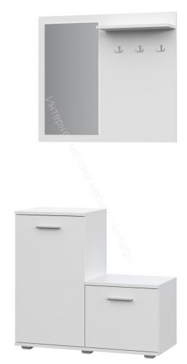 Комплект мебели для прихожей КП-1 FUN Белый