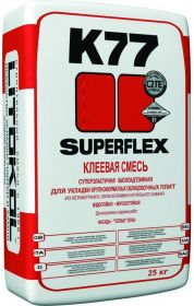 Суперэластичная Клеевая Смесь Superflex K77 25кг Litokol,Серый.