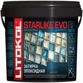 Затирочная Смесь 2-х. комп. Litokol Starlike Evo 2.5кг S.530 Viola Ametista, Эпоксидная, Кислотостойкая / Литокол Старлайк Эво.