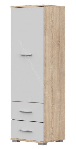 Стеллаж СТ-1.130 FUN Белый/Дуб Сонома