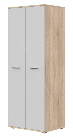 Шкаф 2-х створчатый FUN ШК-1 Белый/Дуб Сонома