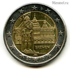 Германия 2 евро 2010 D
