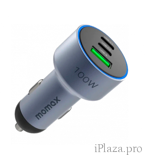 Автомобильное зарядное устройство Momax UC17 USB +Type-C x2 Quick Charge 3.0 100W