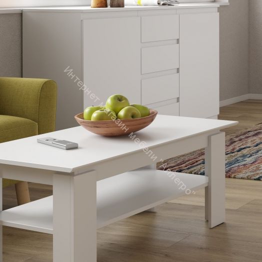 Стол журнальный 900 Stern Белый