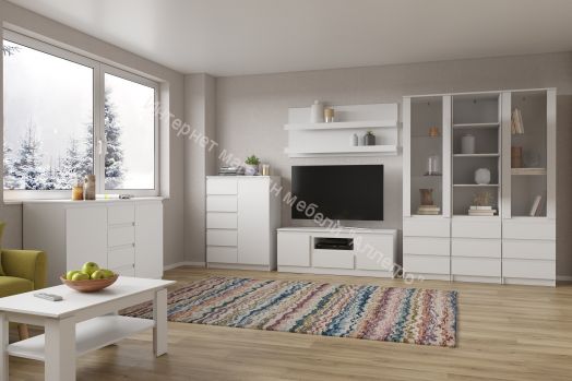 Шкаф-витрина ШКВ-1 Stern Белый