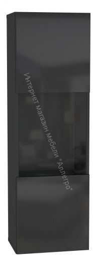 Гостиная Point К-6 Чёрный глянец/Чёрный матовый