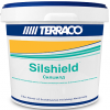 Краска Силиконовая Terraco Silshield 15л для Фасадных Работ, Белая, Матовая / Террако Силшилд.