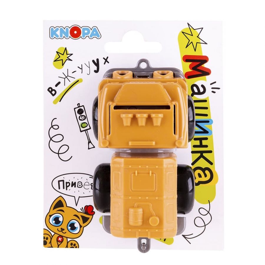 Машинка фургон "Вжух в пустыне" 10 см КНОПА