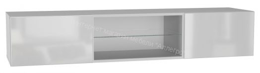 Шкаф навесной Point тип-33 Белый глянец/Белый матовый