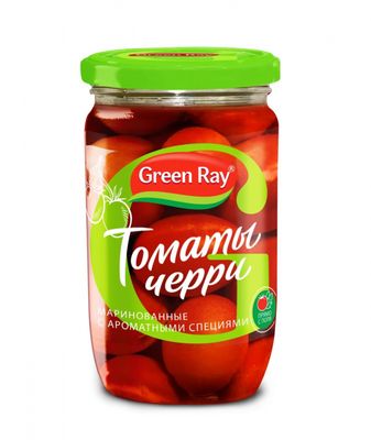 Томаты черри маринованные Green Ray 720гр