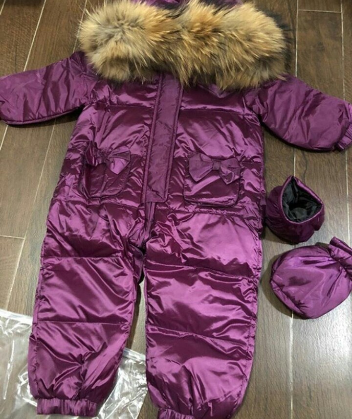 MONCLER ДЕТСКИЙ КОМБИНЕЗОН (МОНКЛЕР) БОРДОВЫЙ ШЕЛК