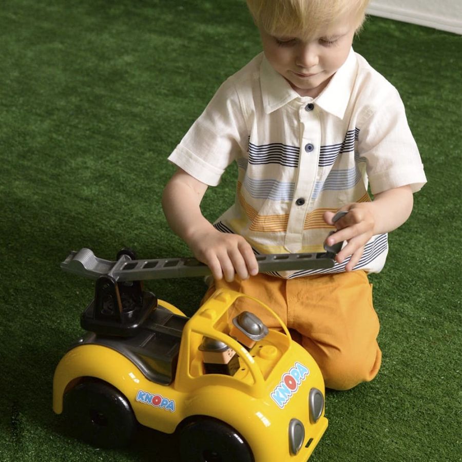 Машинка кран "Крепыш на стройке" 33 см КНОПА