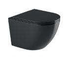 Унитаз подвесной чёрный глянцевый WW MERZBACH 043 GL-BL